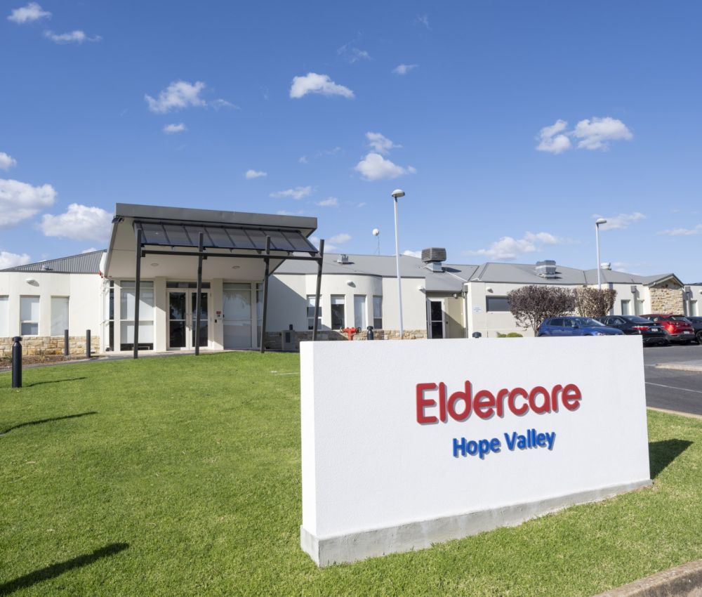 Eldercare Hope Valley front entrance.