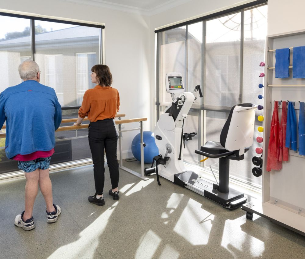 Eldercare Hope Valley gym.