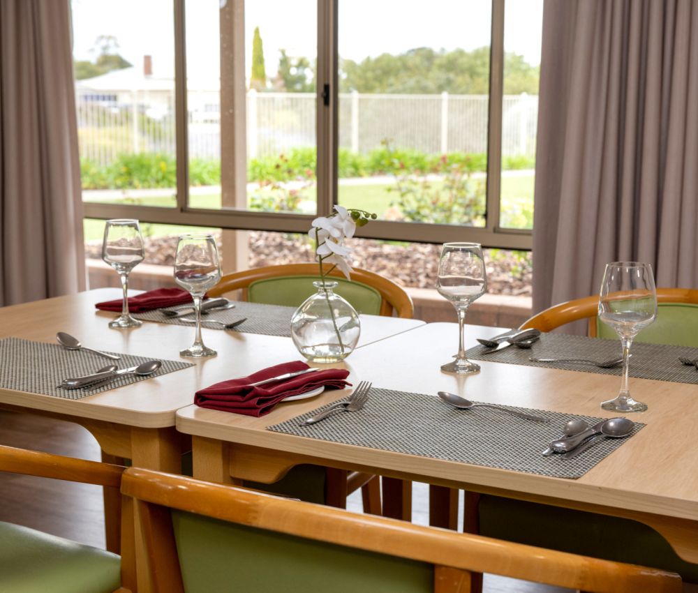 Eldercare South Park dining room with a view