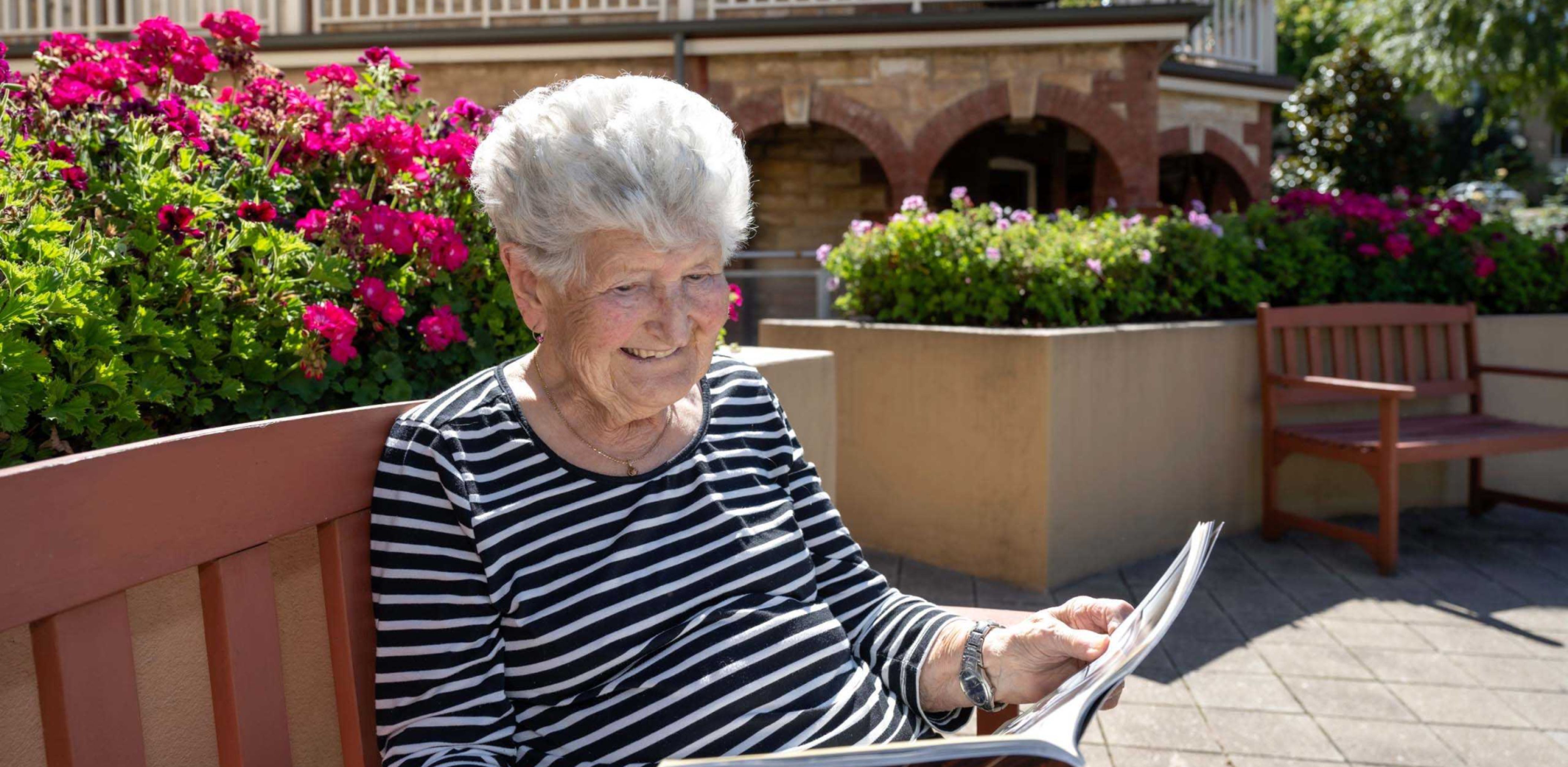 Eldercare The Lodge resident