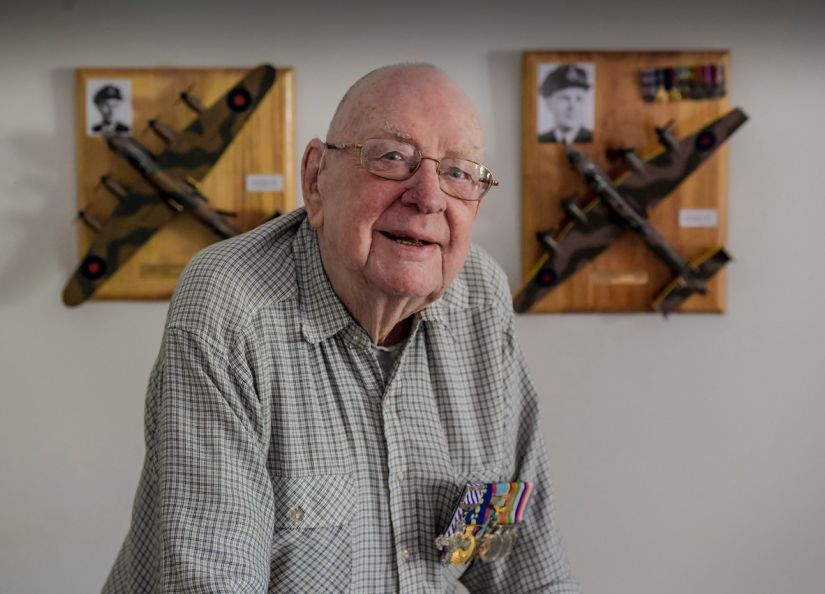 Eldercare resident David Leicester.