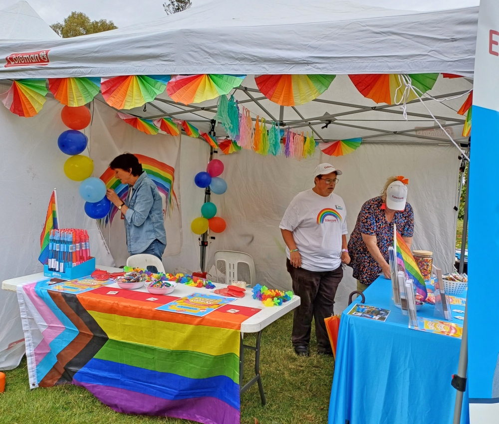Eldercare staff members at Feast Festival 2024