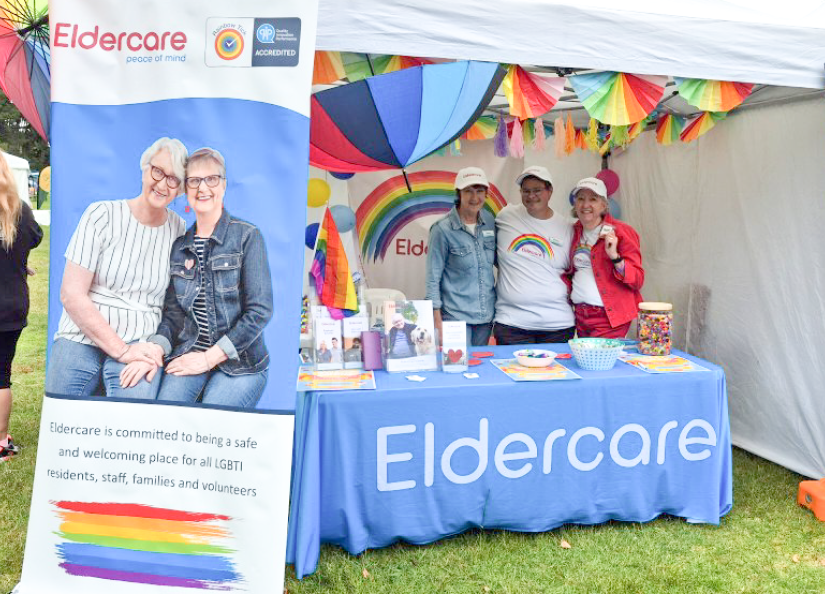 Eldercare staff members at Feast Festival 2024
