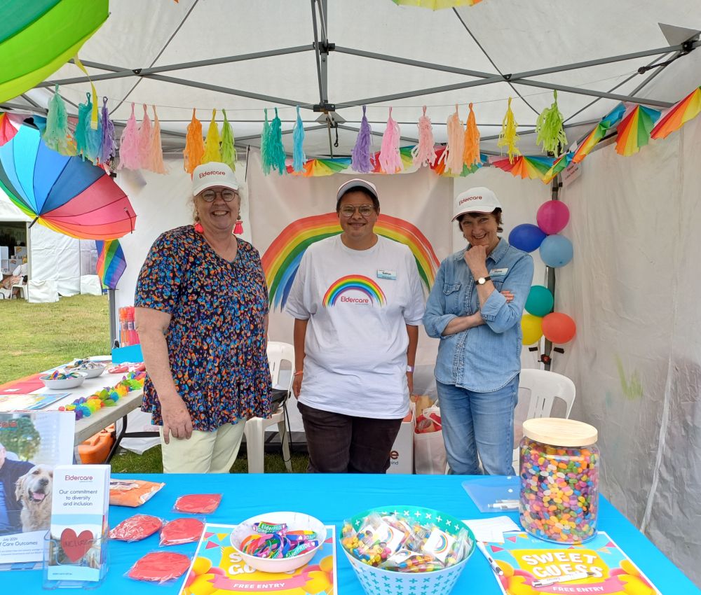 Eldercare staff members at Feast Festival 2024