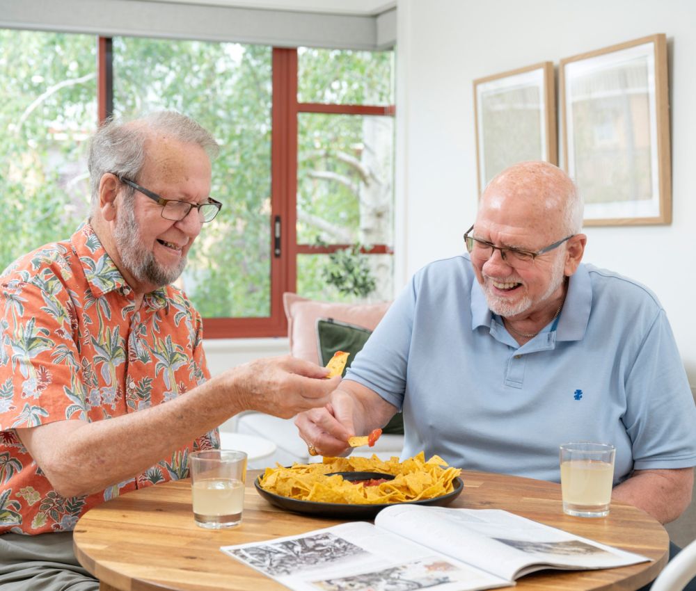 Eldercare College Green Retirement Living entertaining area.