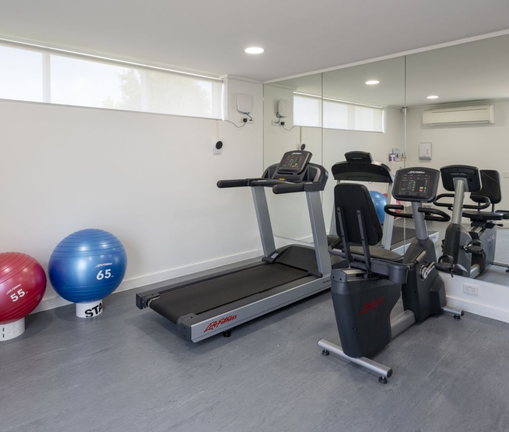 Eldercare Carisfield Retirement Village gym.