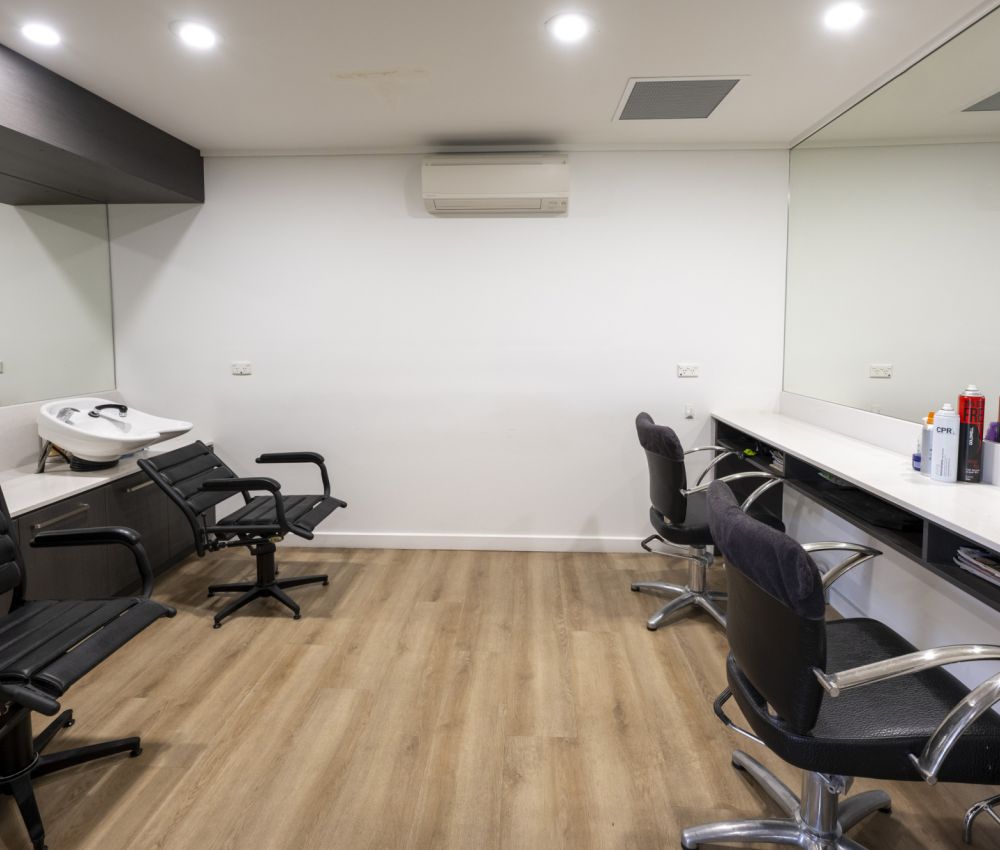 Eldercare Carisfield Retirement Village hair salon.