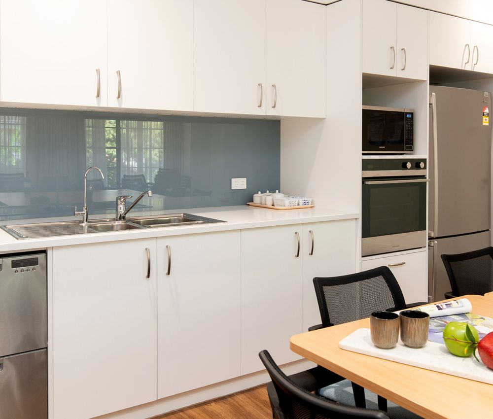 Eldercare Oxford Retirement Living community room, located in the co-located aged care home.